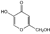  توضیحات محصول: اسید کوجیکشماره گربه: A10760مترادف 5-هیدروکسی-2- (هیدروکسی متیل) -4H-پیران-4-یکCAS-No 501-30-4EC-No. 207-922-4فرمول مولکولی C6 H6 O4