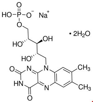 ریبوفلاوین5 فسفات سدیم 4-17-6184 Riboflavin-5'-phosphate sodium salt dihydrate