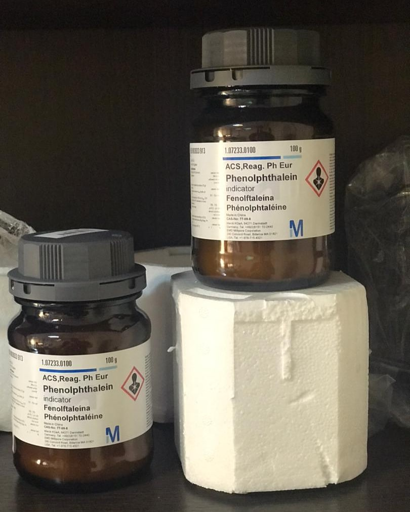 خرید فنول فتالئین مرک آلمان 100گرمیphenolphthalein 107233  