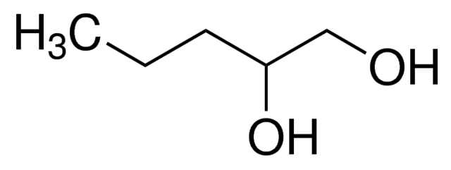  1,2-PentanediolPentylene Glycolپنتیلن گلیکولCAS Number:5343-92-0Linear Formula:CH3CH2CH2CH(OH)CH2OHظاهر (رنگ) بی رنگ تا زرد و بی رنگ تا نارنجیظاهر (فرم) مایع206 درجه سانتیگراد (روشن)چگالی0.971 گرم/میلی لیتر در دمای 25 درجه سانتیگراد (روشن)  