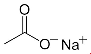 سدیم استات تری هیدرات (استات سدیم سه آبه )