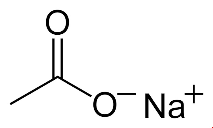 سدیم استات تری هیدرات (استات سدیم سه آبه )