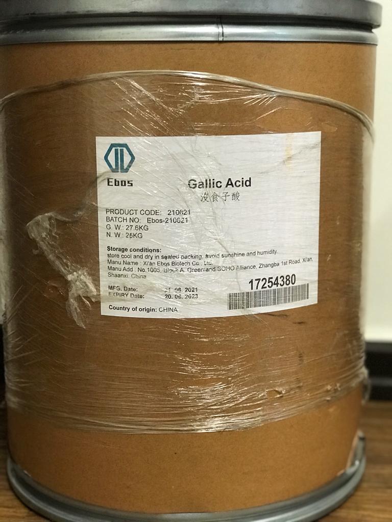  گالیک اسید 25 KG چین