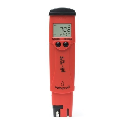    محدوده PH -2.00 به 16.00 pH برابر    pH برابر رزولوشن 0.01 pH برابر    pH و دقت ± 0.05 pH برابر    محدوده دما -5.0 به 60.0 ° C / 23.0-140.0 ° F    دما قطعنامه 0.1 ° C / ° F 0.1    دقت دما ± 0.5 ° C / ± 1 ° F    کالیبراسیون pH به صورت خودکار، در یک یا دو نقطه با دو مجموعه از بافر استاندارد (با pH 4.01 / 7.01 / 10.01 و pH 4.01 / 6.86 / 9.18)    جبران دمای اتوماتیک    نوع باتری / 1.5V زندگی (4) / تقریبا. 300 ساعت استفاده مداوم؛ خودکار خاموش 8 دقیقه عدم استفاده از  